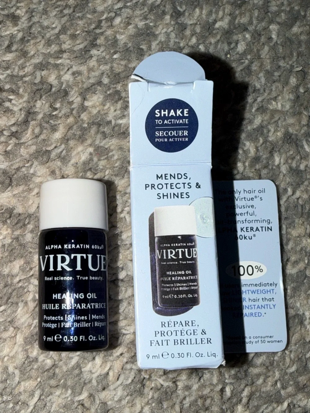 Virtue Labs Healing Oil Trial Size - 9ml